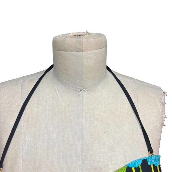 Trina Turk Santiago Vibrant Floral Bikini Bandeau Top Size 6 - Picture 2 of 8